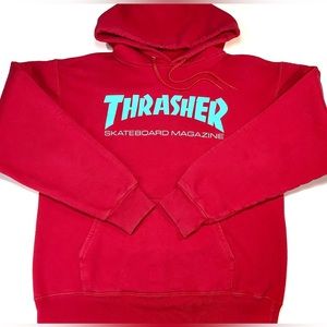 THRASHER RED/BLUE HOODIE